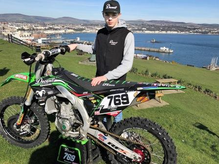 Motocross star Jed Etchells, who is heading to the World Championships